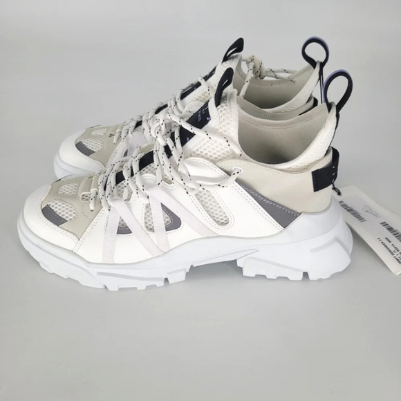 MCQ ALEXANDER MCQUEEN Orbyt Descender 2.0 Mesh And Faux Leather Sneakers Men 10 - Picture 4 of 13